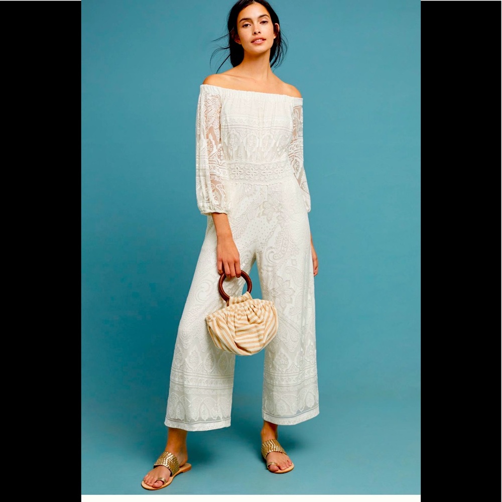 Farm Rio Anthropologie jumpsuit. Never worn.